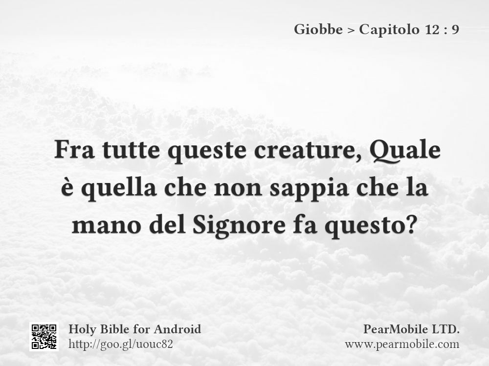 Giobbe, Capitolo 12:9